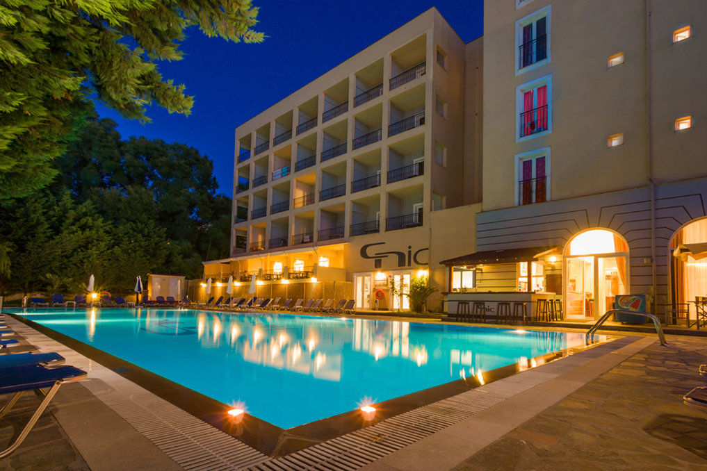 Corfu Hellinis Hotel Kanoni (Corfu) Exterior foto