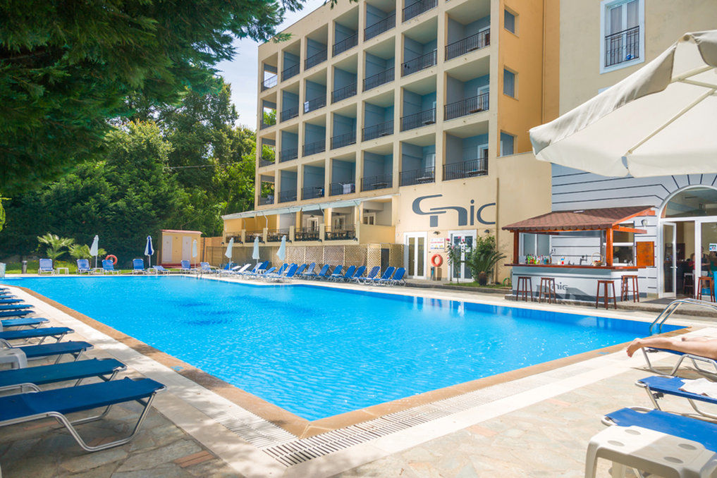 Corfu Hellinis Hotel Kanoni (Corfu) Exterior foto
